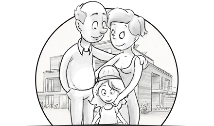 Illustrationen und Animation für handgezeichneten Erklärfilm im Whiteboard-Look für den Immobilienentwickler TBI
