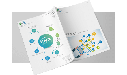 Preview KNX Corporate Design ETS Inside Magazin Satz und Layout und diverse Illustrationen