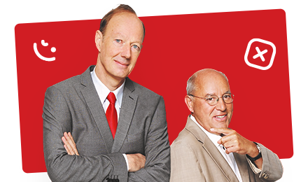 Vorschaubild: diverse Social-Media Teaser für das Buch: Gysi vs Sonneborn