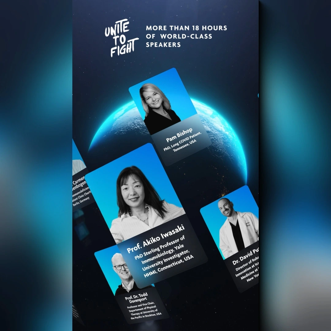 Vorschaubild für Social Media Teaser für die weltgrößte Konferenz für ME/CFS und Long COVID