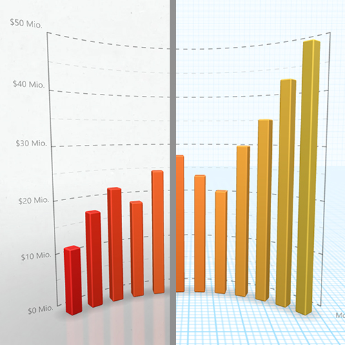 Wähle zwischen zwei Hintergrundstilen und individueller Farbwahl oder transparenten Hintergrund.